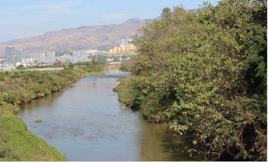泸江河开远段治理前
