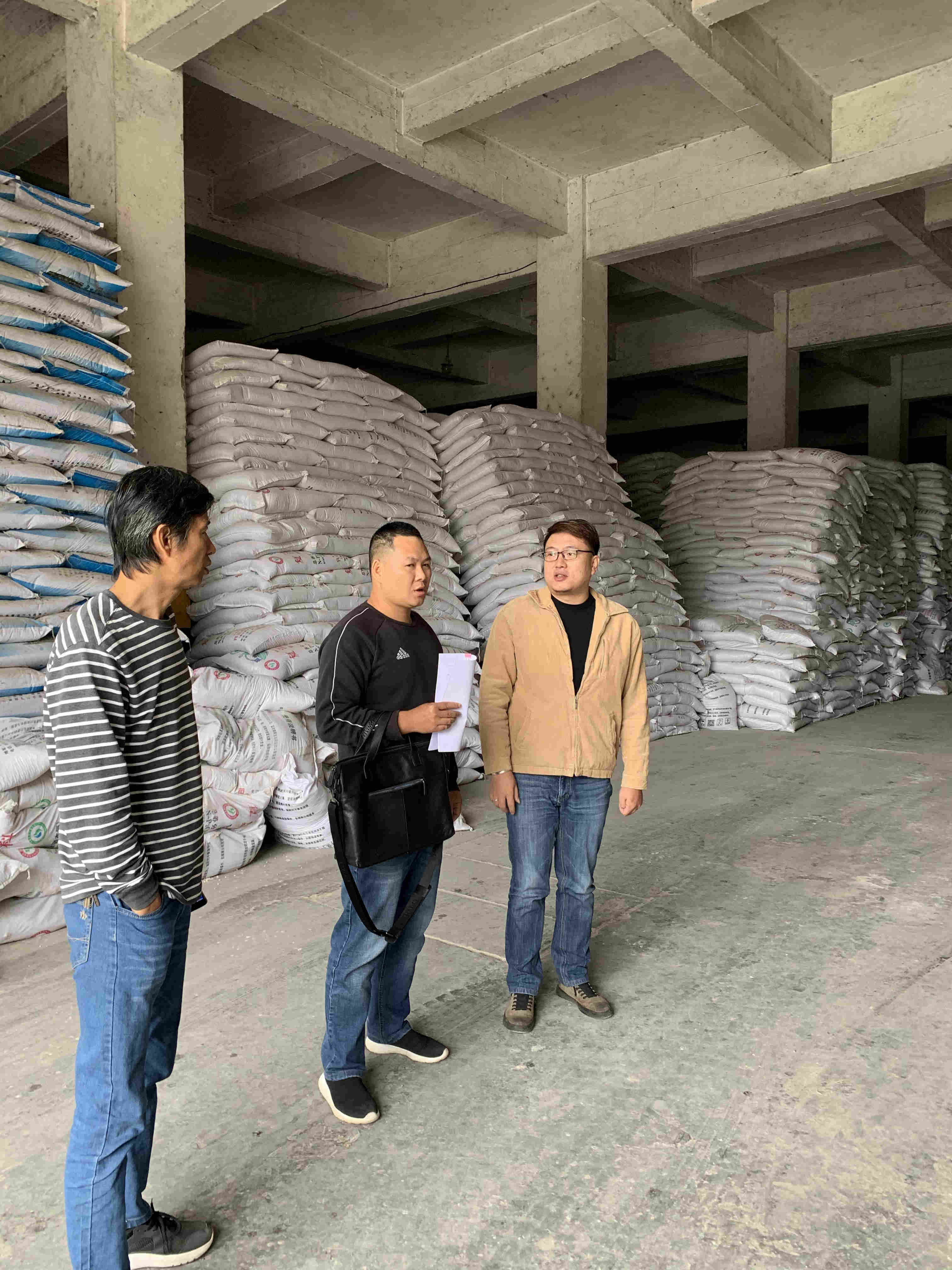 2019年11月15日危安科工作人员复查明叶化工有限公司